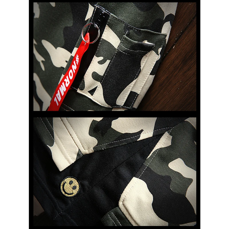 2020 Nye Hættetrøjer Mænd Foråret Efteråret Top Design Sweatshirt Hætte Outwear Camouflage Army Red Camo Military Hip Hop Hættetrøjer M-5XL