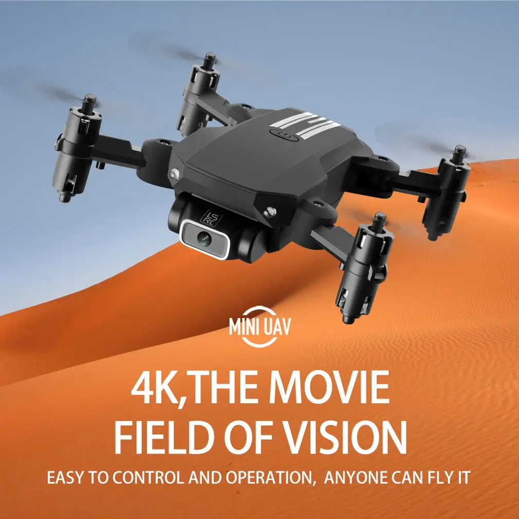 2020 Nye LS-MIN 4K 1080P HD-Kamera Mini Drone WiFi Protable Sammenklappelig Quadcopter RC Fjernbetjening Drone Børn RC Toy Fødselsdag Gave