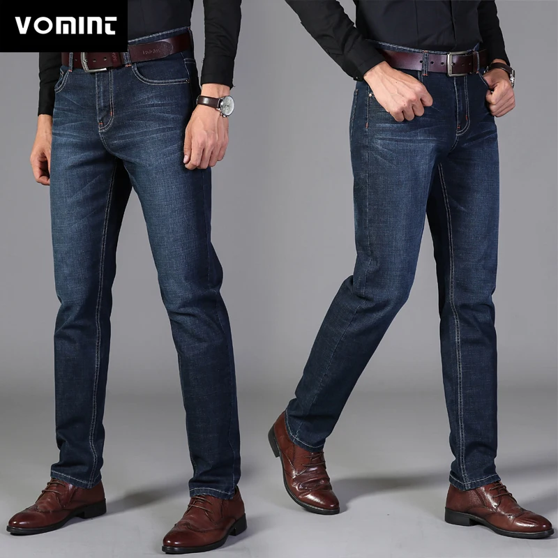 2020 Vomint bukser til mænd casual bomuld efteråret denim lige bomuld løs arbejde, lange bukser, jeans blue black bukser