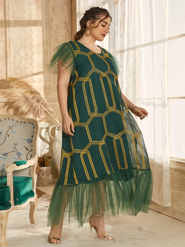 På tilbud! 2021 Abaya Lang Foråret Dame Damer Kjoler til Store Piger-Plus Size Fashion Elegante Ramadan Maxi Kjole - Tøj Til Kvinder > Iderammer.dk