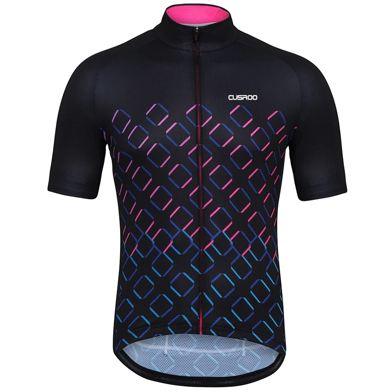 2021 Nye Diamant-Kortærmet Trøje Korte Ærmer Trøjer Sort Pink Blå Ropa Ciclismo Trøje Kort-Langærmet Shirt Cykel