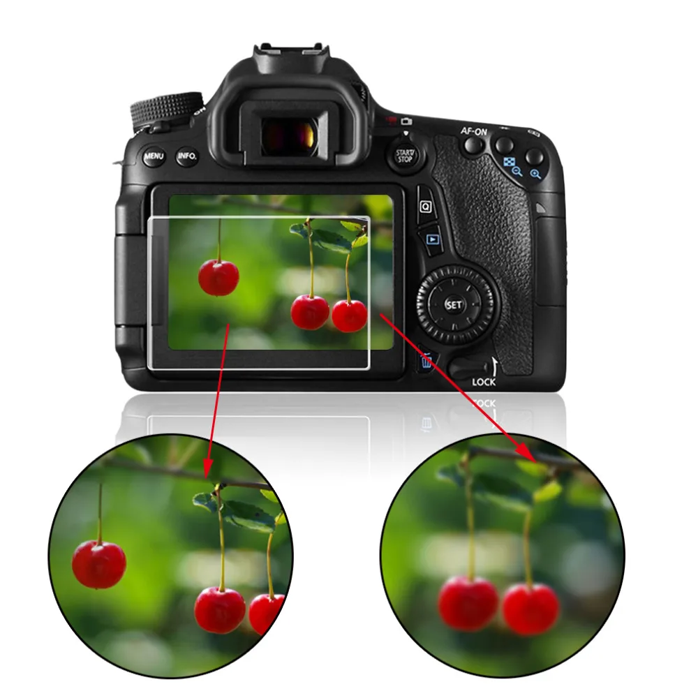 2STK HD 3 TOMMER Kameraets Skærm, Hærdet Glas Screen Protector Film Til Nikon D7100 D7200 D750 D500 D5 D600 D610 D810 D800