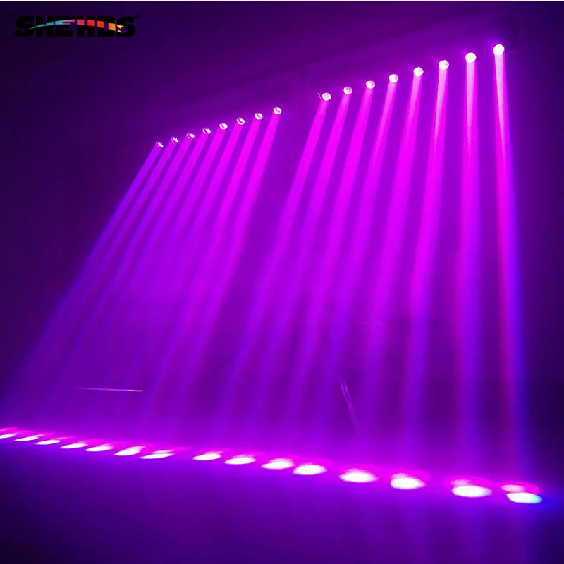 2stk/masse LED Bar Stråle Bevæger Hovedet Lys RGBW 8x12W Perfekt Til Mobile DJ Disco Party Natklub dansegulvet Bar