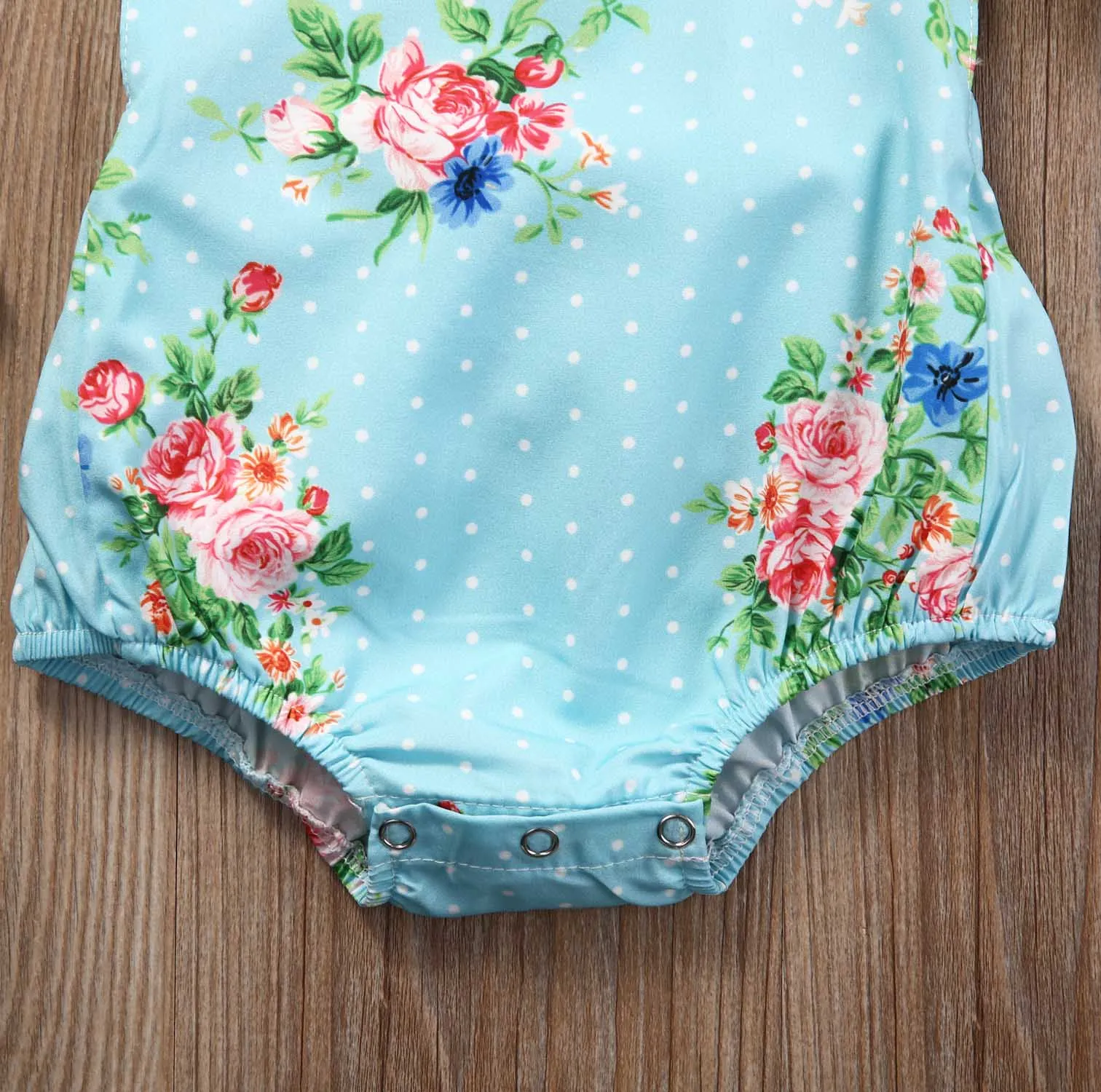 2stk Nyfødte Hovedbøjle Spædbarn Baby Girl Blomster Romper Jumpsuit Heldragt + Pandebånd Tøj Tøj