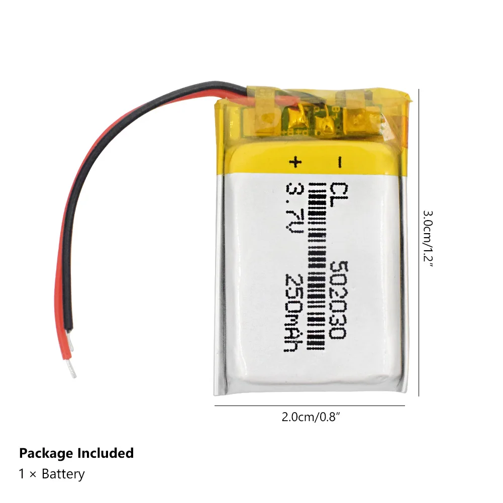 3/4/8STK 502030 Li-Po Genopladeligt lithium-batteri 3,7 v v 250mah små højttalere punkt læsning pen mp3 Bluetooth celle batterier