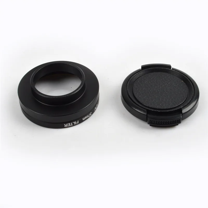 3 I 1 37mm UV-Filter Adapter Ring objektivdæksel til Gopro HD Hero 3 3+ Kamera