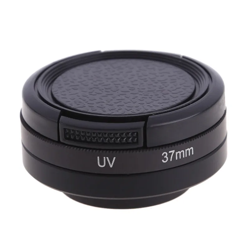 3 I 1 37mm UV-Filter Adapter Ring objektivdæksel til Gopro HD Hero 3 3+ Kamera