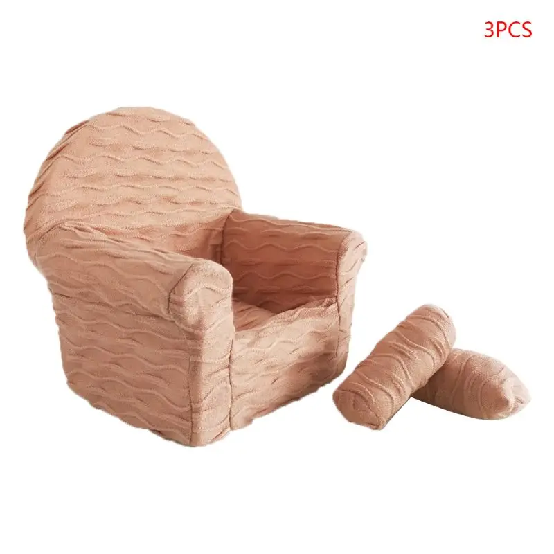 3 Stk/sæt Nyfødt Baby, der Udgør Mini Faux uld Sofa med Lænestol, Pude Spædbarn baby udgøre Fotografering Prop mini-sofa udsøgte søde piger