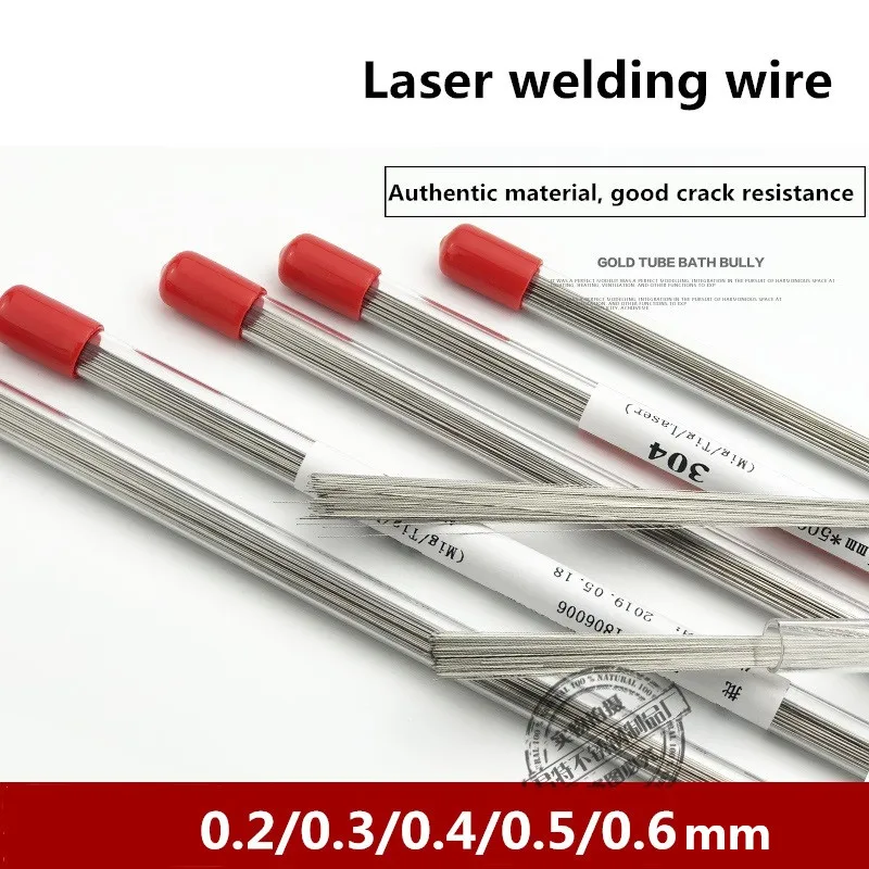 304 Rustfrit Stål Laser Svejsning Ledning 0.2/0.3/0.4/0.5/0.6 mm Koldt Stål, der Arbejder i Høj Kvalitet Svejsning Ledninger