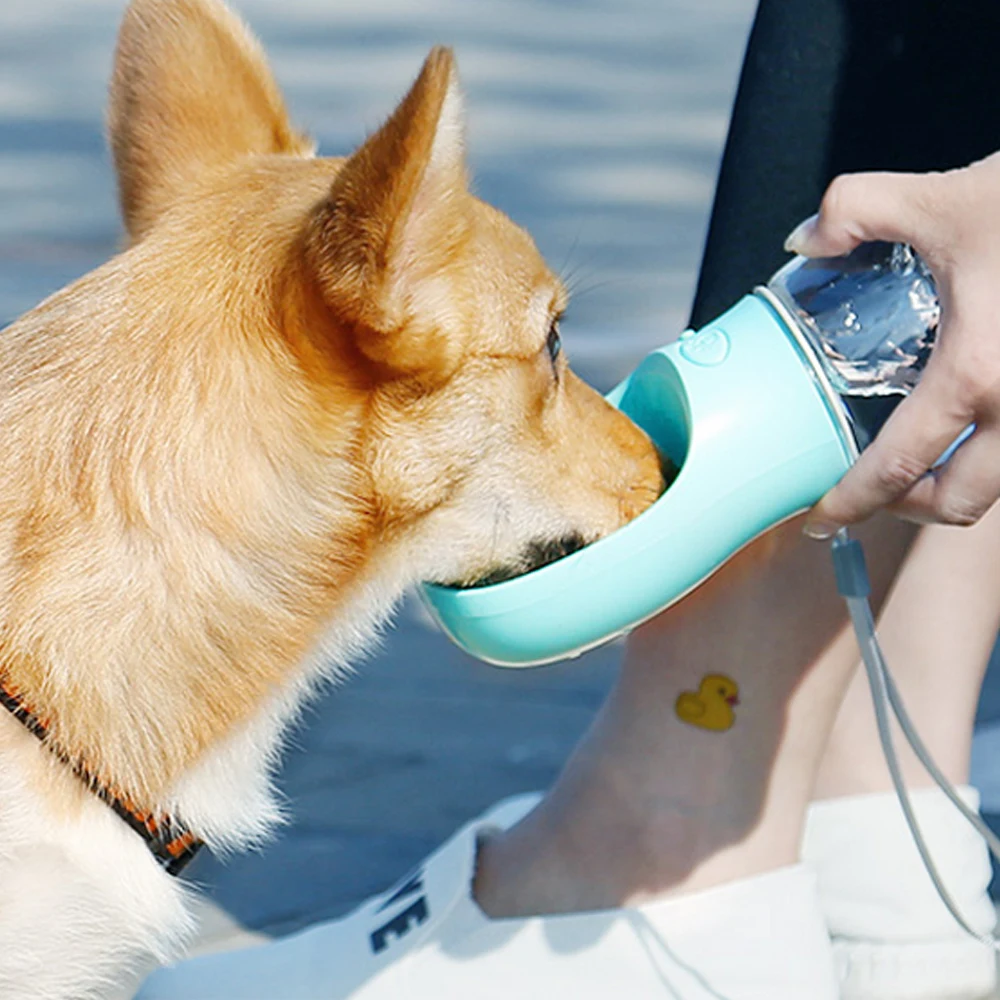 350ml Dog vandflaske Udendørs Bærbare Pet Drikkevand indfødningsskål Kat Fodring Rejse Gå til Små og Store Hunde-Hvalp