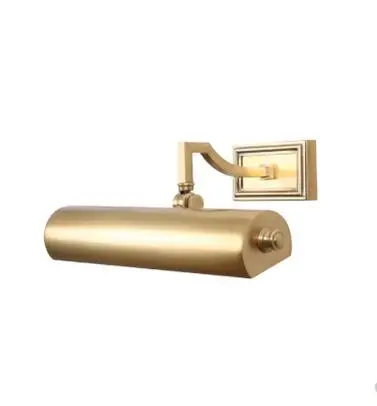 35cm væglampe justerbar kobber spejl Sengen lys Amerikanske ren kobber ramme lampe væglampe 110-240v sengelampe Forfængelighed