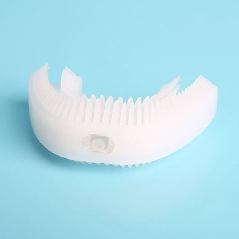 360 U-Form Udskiftning Af Børste Smart Automatisk Ultralyd Tandbørste Udskiftning Af Silikone Hoved