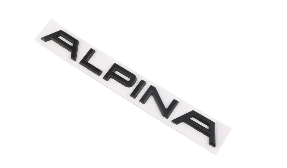 3D Metal ALPINA Brev Kuffert Bageste Emblem sæt Kreative Bil Stying Mærkat for E46 E60 E36 E90 E53 E30 E34 F10, F30 1 3 5 7 M X Z