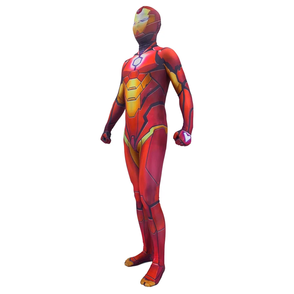 3D print Iron Man Cosplay Kostume 3D-Print Spandex Lycra Zentai Dragt, Bodysuit Jumpsuits mænd kostume