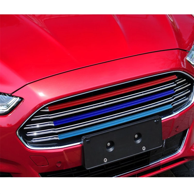 3pcs/sæt Bil Grill Klistermærker Udsmykning DIY Bil Decal Beskyttelse Film Til Ford Focus Mondeo Foreus Fiesta Fusion Bil Tilbehør