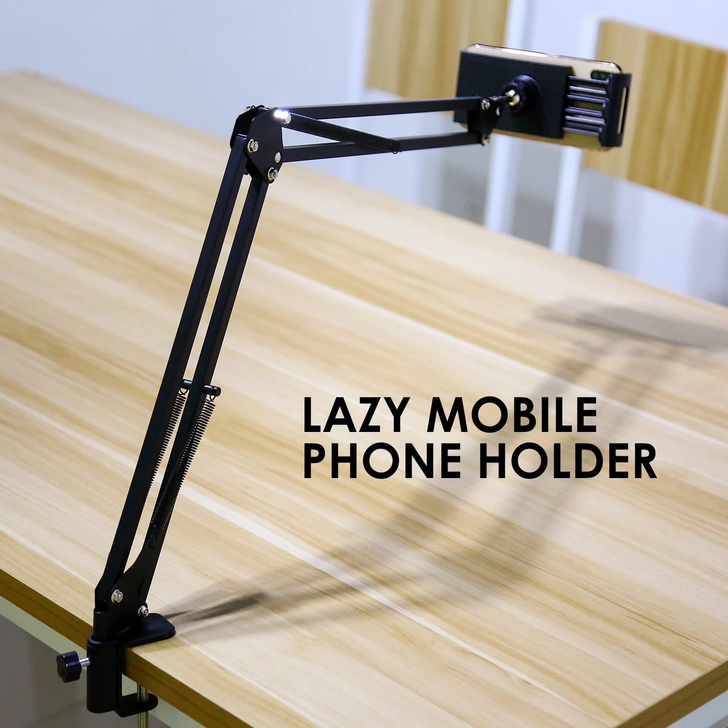 4 til 11i Mobiltelefon, Tablet-Holder Stand For iPad Mini Luft Samsung 360 Graders Fleksibel Lange Arm Telefon, Bruser Mount Støtte