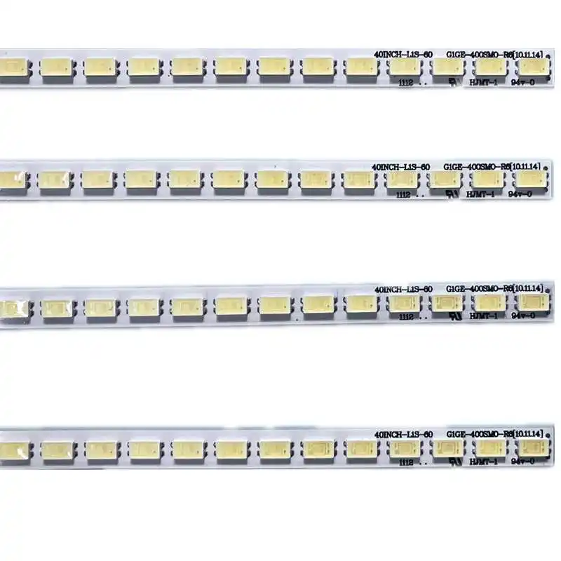 455mm bagbelyst LED-Lampe strip 60leds For 40-tommers LCD-TV L40F3200B LJ64-03029A LTA400HM13 40INCH-L1S-60 G1GE-400SM0-R6 2stk