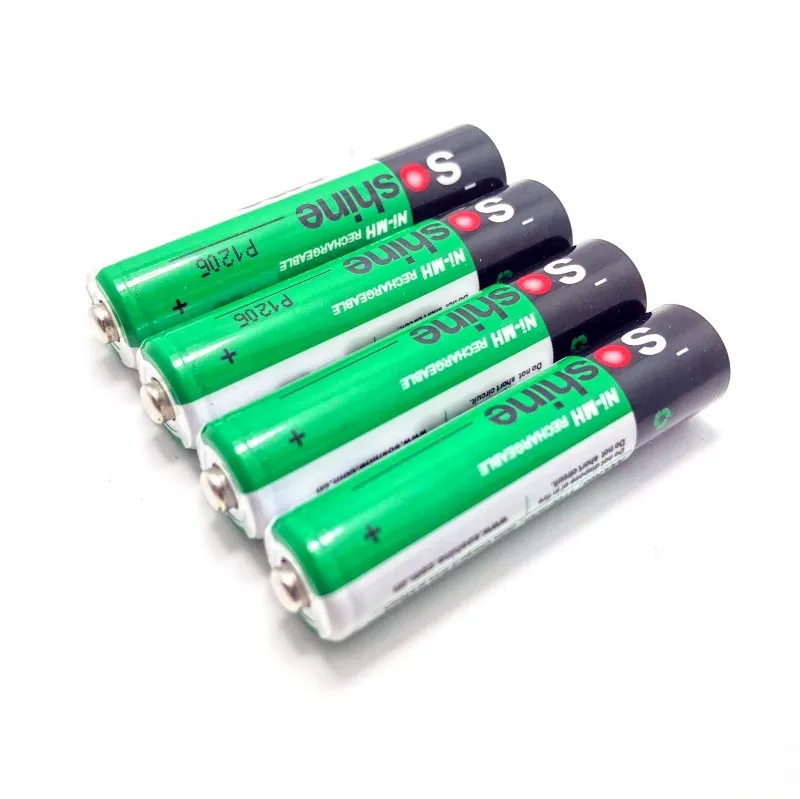 4STK/Pack Soshine AA 2700mAh 1,2 V Ni-MH + 4STK/Pack Soshine AAA 1100mAh 1,2 V Ni-MH Genopladeligt Batteri