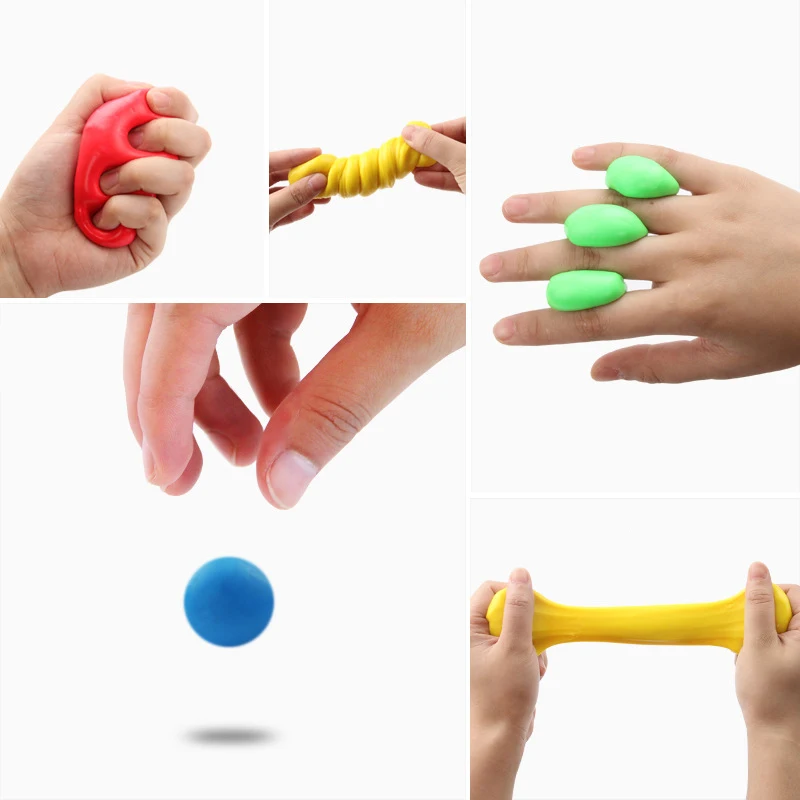 4stk/Set Slim Legetøj Terapi Kit Modstand Fingerfærdighed Finger Uddannelse Kit Hånd Motion Discovery Kit til at Inddrive Voksen