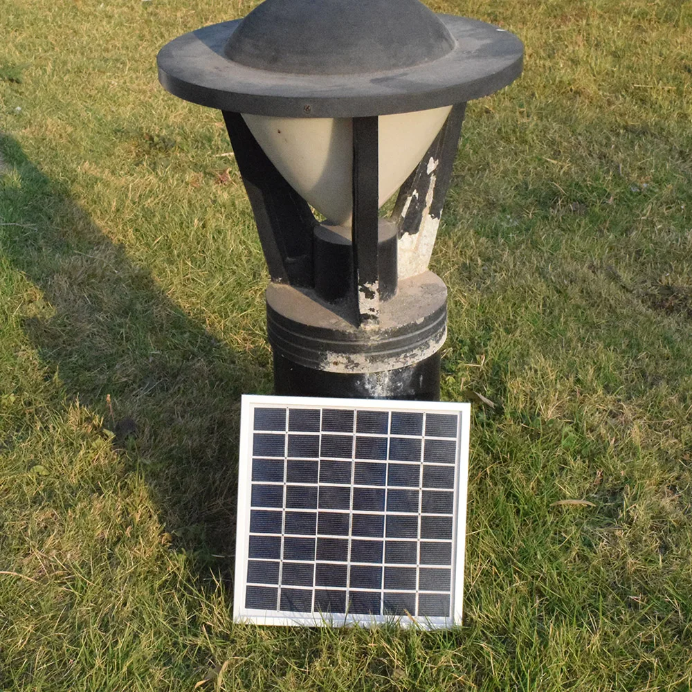 4W 12V Glas Solar Panel Polysilicium solcelle Vandtæt Ansvaret for Husholdningen udrykningsblink Toy Fan Rv Camp Udendørs Ect