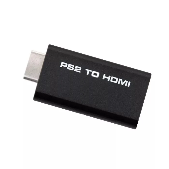 50STK/masse For Min PS2 til HDMI 480i/480p/576i Audio Video Converter-Adapter 3,5 mm Audio Output Understøtter ForPS2 visningstilstande