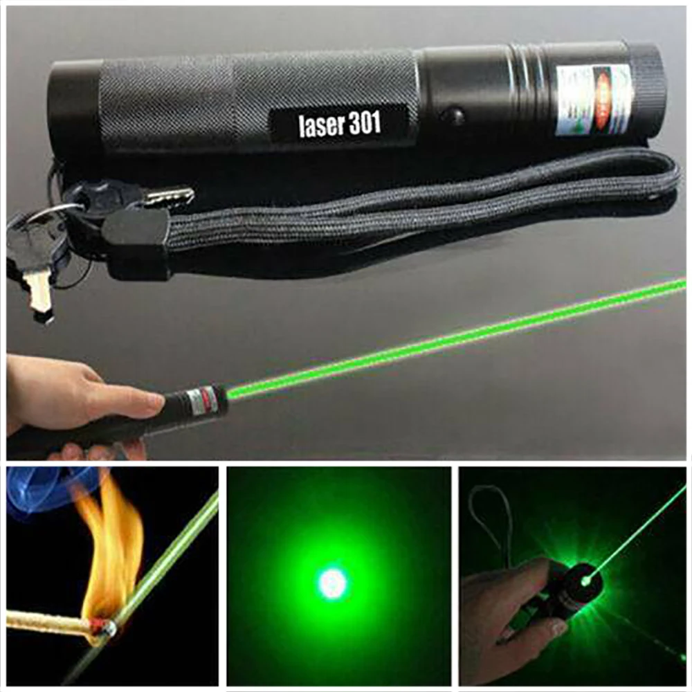 532nm Grøn Laser Pointer Pen Syn Laser High Power Blænding Udendørs Lommelygte Professionelle Jagt Laser Enhed Redskab til Overlevelse