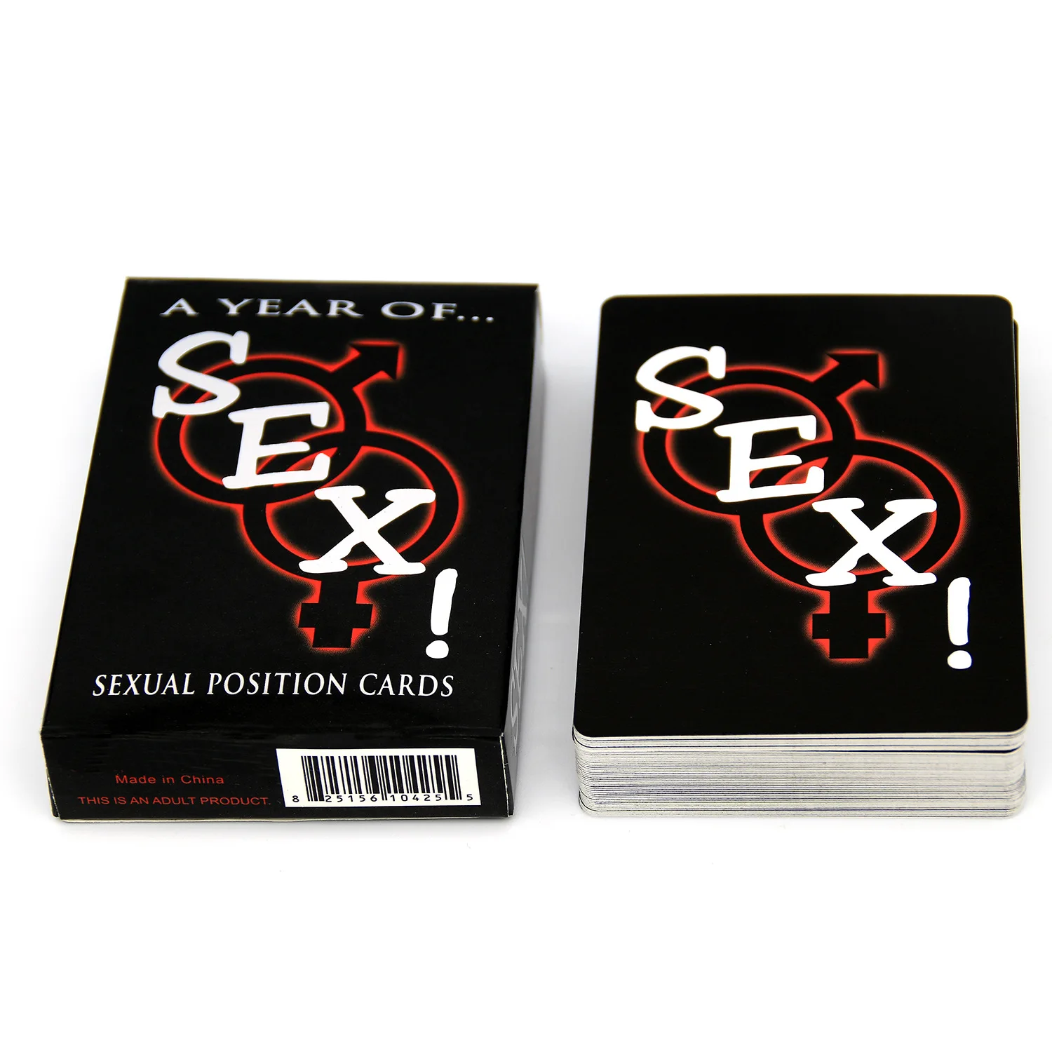 54Pcs/ sæt Seksuelle positioner, spille papir-kort, Et År Med Sex for Voksne sexet spil kort sæt til par spil sex position