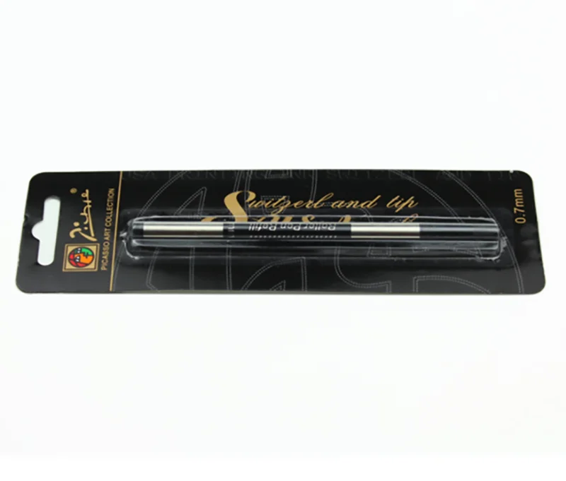 5PCS Pimio Picasso Rollerball Pen Blæk Refill, Skrue Type 0.7 mm - Sort Farve til Alle Picasso Rollerball Penne