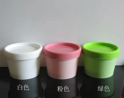 5PCS Rejse Face Creme Lotion Kosmetiske Container Genpåfyldelige Flasker, Plastik, Tomme Makeup Jar Pulje 5 Farver 50/100/200g