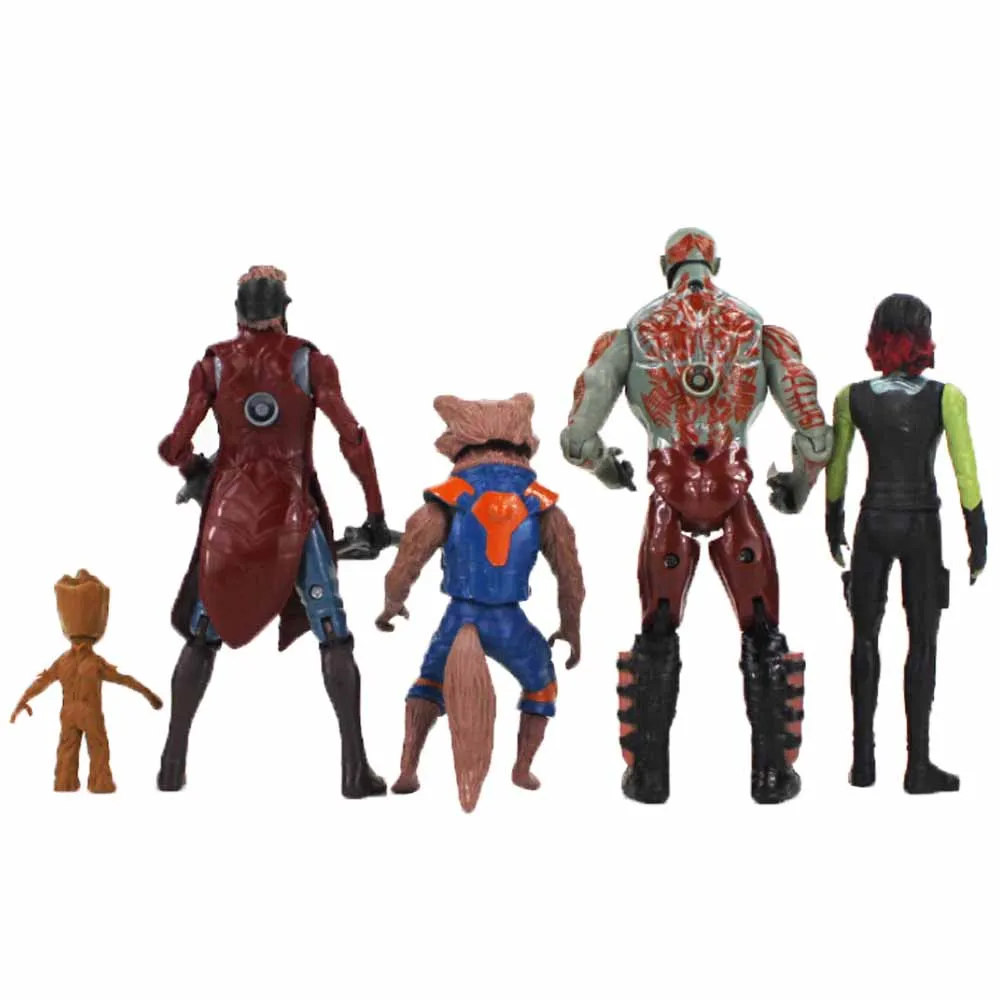 6-14cm 5Pcs/Masse Marvel Guardians of the Galaxy PVC-Action Figur Collectible Model Toy