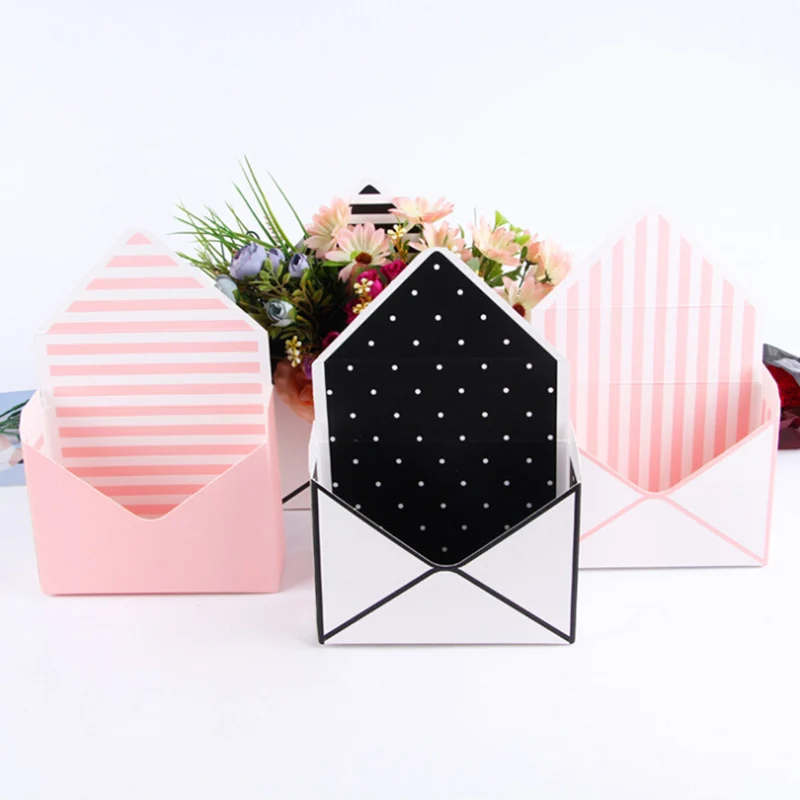 6PC Kreative Mini-konvolut type boks kreative koreanske buket blomster i hånden foldet gaveæske Valentine ' s Day flower gaveæske