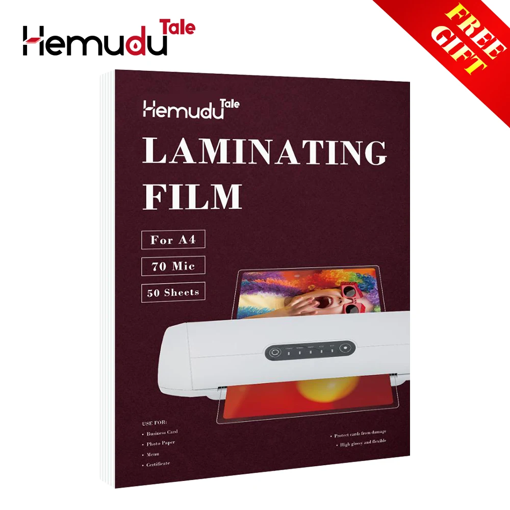 70mic Laminering Film PET+EVA A4/3R/4R/5R/6R for Foto/Filer/Kort/Billede Laminering rulle Film plastfilm 50 ark