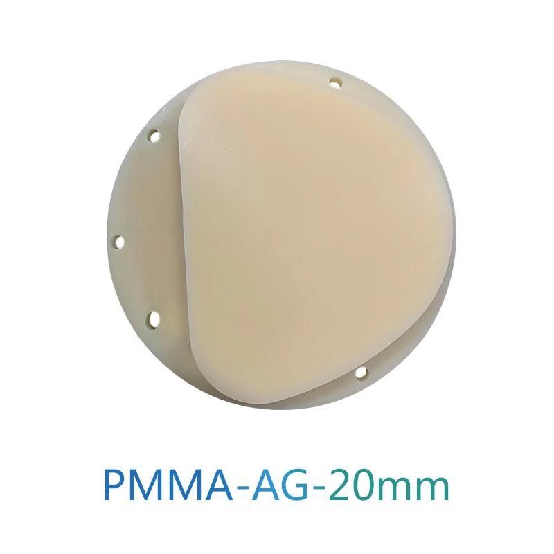 89*71*20mm Akryl PMMA plade Til Amann Girrbach Dental Fræsning Lab A1/A2/A3/A3.5/A4/B1/B2/B3/B4 D Form Pmma Plader