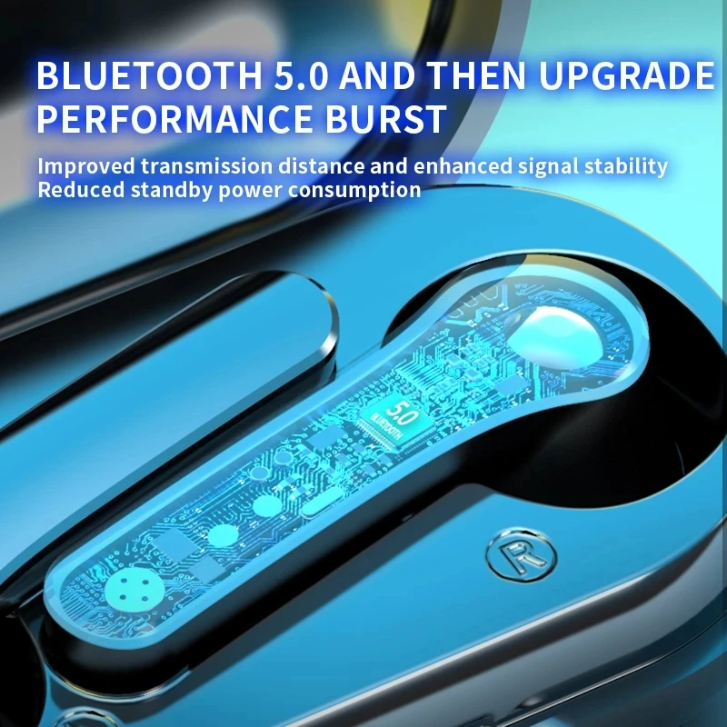 9D Hifi Sport Vandtætte Øretelefoner Bluetooth-5.0 Hovedtelefoner Headset Med Mikrofon TWS Trådløse Bluetooth-Hovedtelefoner LED Hovedtelefoner