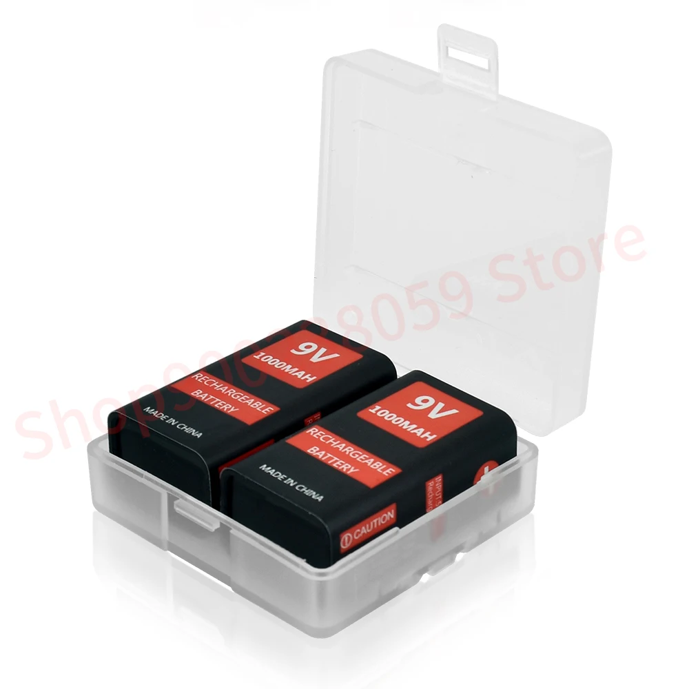 9V 1000mAh li-ion Genopladeligt batteri-Micro-USB-Batterier 9 v lithium for Multimeter Mikrofon Toy Fjernbetjening KTV brug