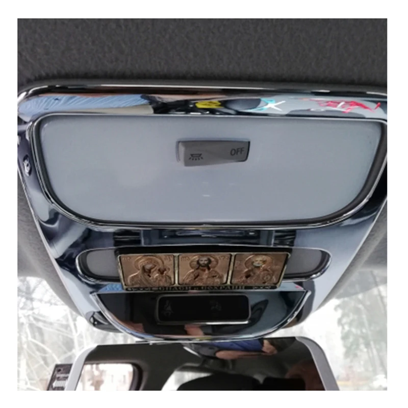 ABS Chrome For Renault opfange ar Tilbehør 2016 2017 Bil Foran Læsning Læse Lys Lampeskærm Panel Dækker Trim Bil Styling