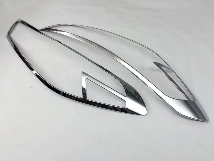 ABS Chrome Front Head Light Lampe Dække Trim Foran Hovedet Lys Dækning For Hyundai Tucson 2016 2017 2018 Car-styling