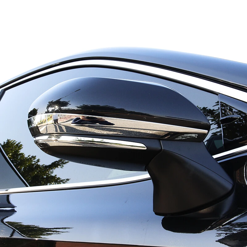 ABS Chrome Til Toyota Camry XV70 2018 Bil Ede Rear View Mirror Cover Trim Strimler Dekoration Sticker Dækker Auto Tilbehør