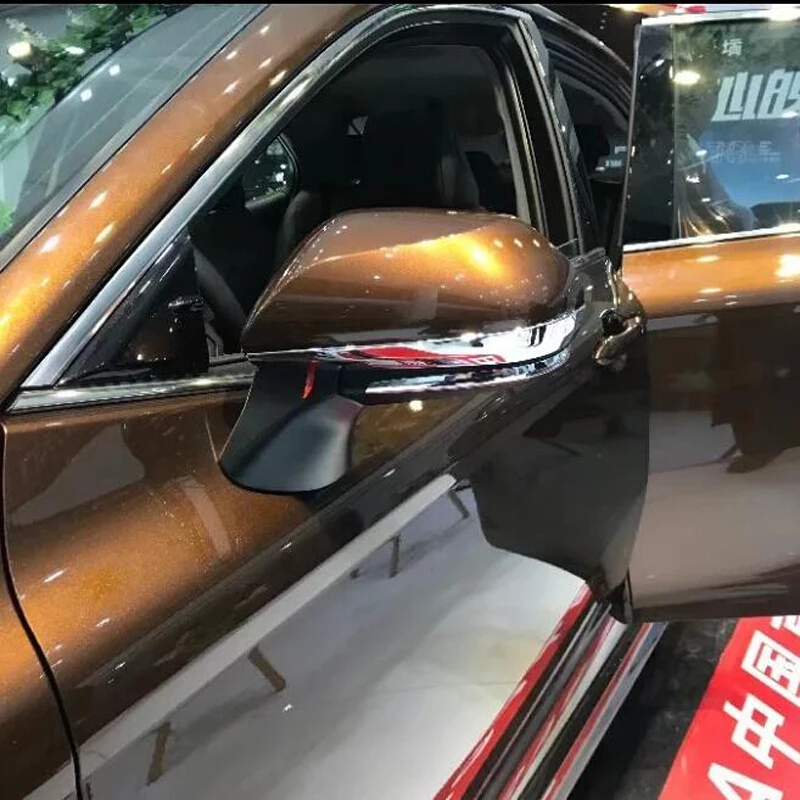 ABS Chrome Til Toyota Camry XV70 2018 Bil Ede Rear View Mirror Cover Trim Strimler Dekoration Sticker Dækker Auto Tilbehør