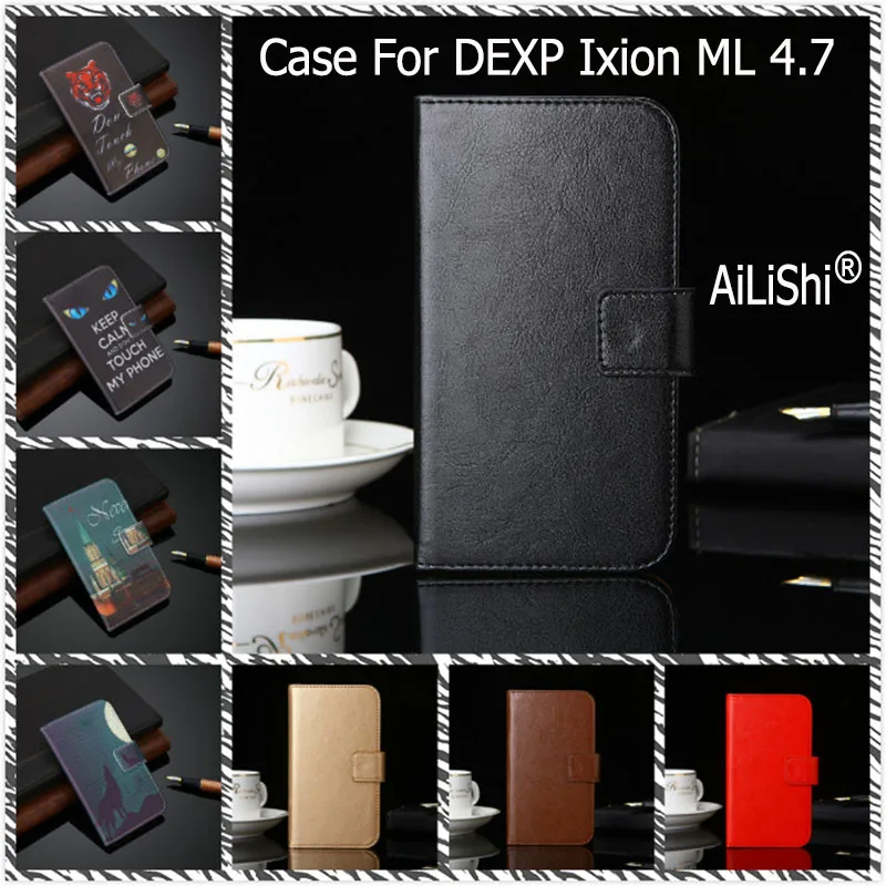 AiLiShi PU Læder taske Til DEXP Ixion ML 4.7 Luksus Flip Beskyttende Dække betaling Med Kreditkort Slots Ixion ML 4.7 DEXP Tilfælde Hot