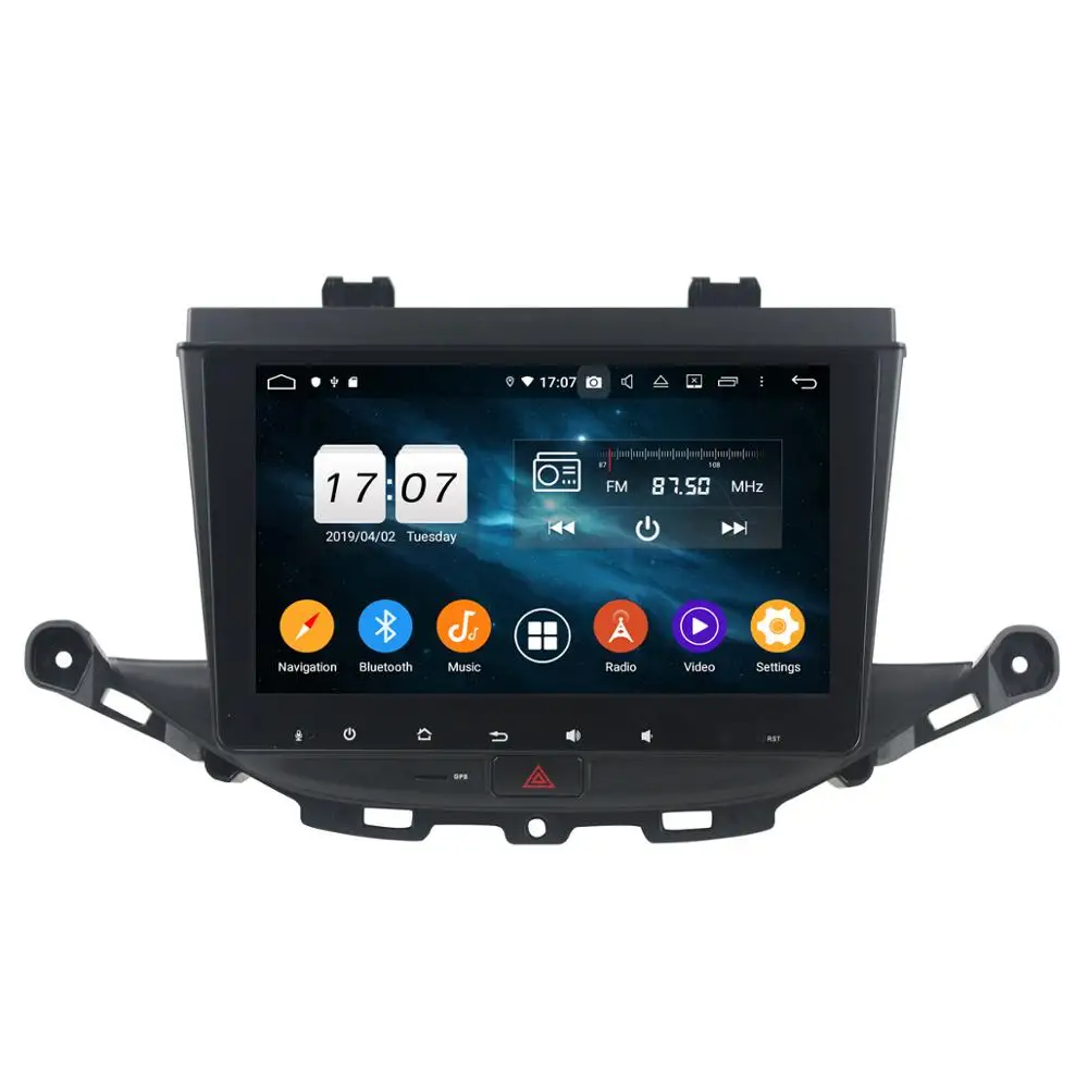Android-10 8-Kerne Med DSP For Opel ASTRA K 2016 2017 Bil-radio, video-afspiller Multimedie-GPS-navigation Android tilbehør Sed