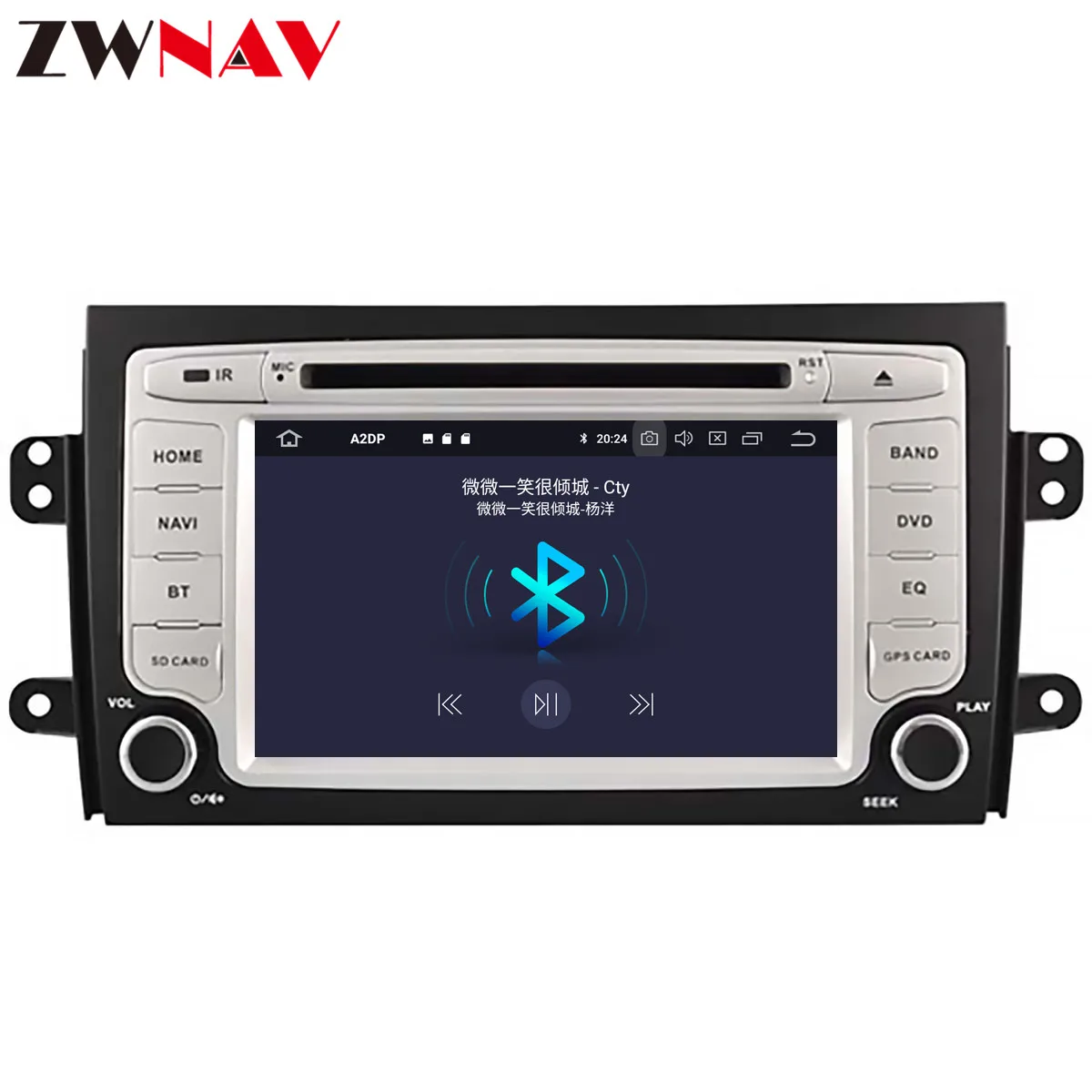 Android10.0 4G+64GB Bil radio-afspiller, GPS-Navigation for SUZUKI SX4 2006-2012 Multimedie-Afspiller Radio stereo head unit dsp isp