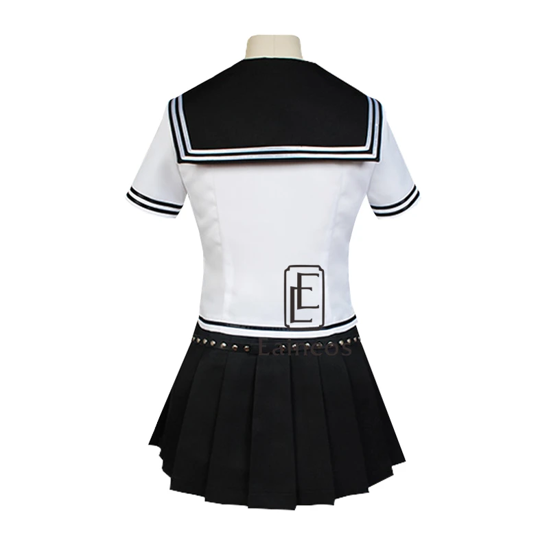Anime Danganronpa Ibuki Mioda Cosplay Kostume Kjole Kvinder, Piger JK Sailor School Uniform Passer til Paryk
