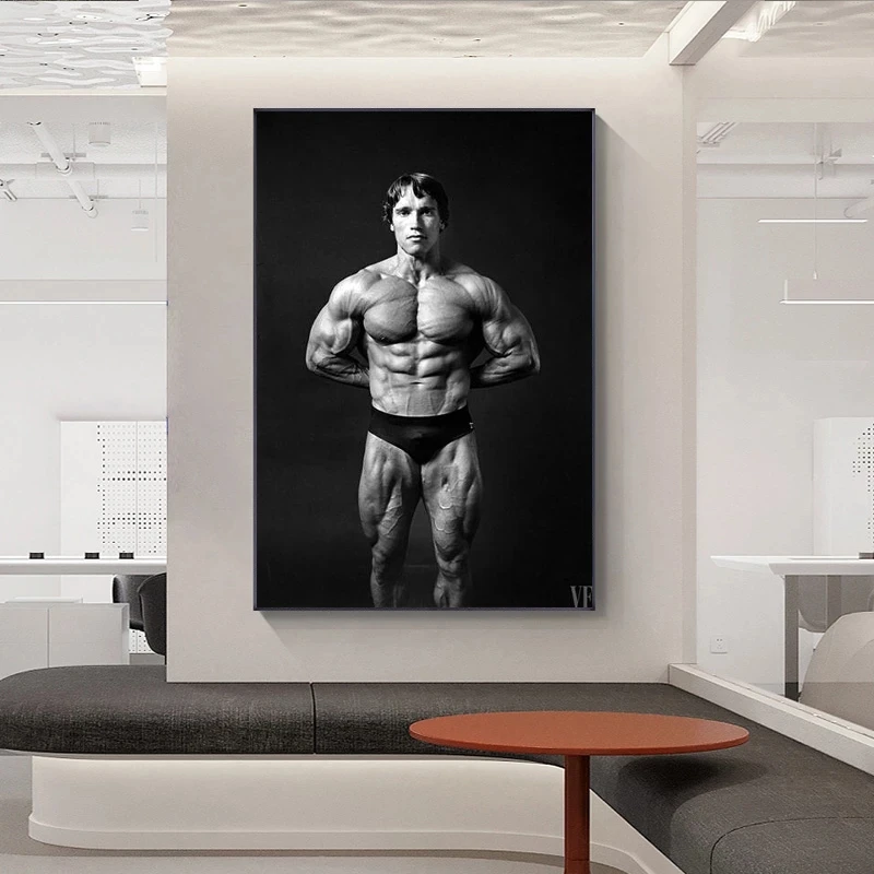 Arnold Schwarzenegger-Bodybuilding Motiverende Lærred Maleri Plakater og Prints Væg Kunst Billedet for at Stue Indretning Cuadro