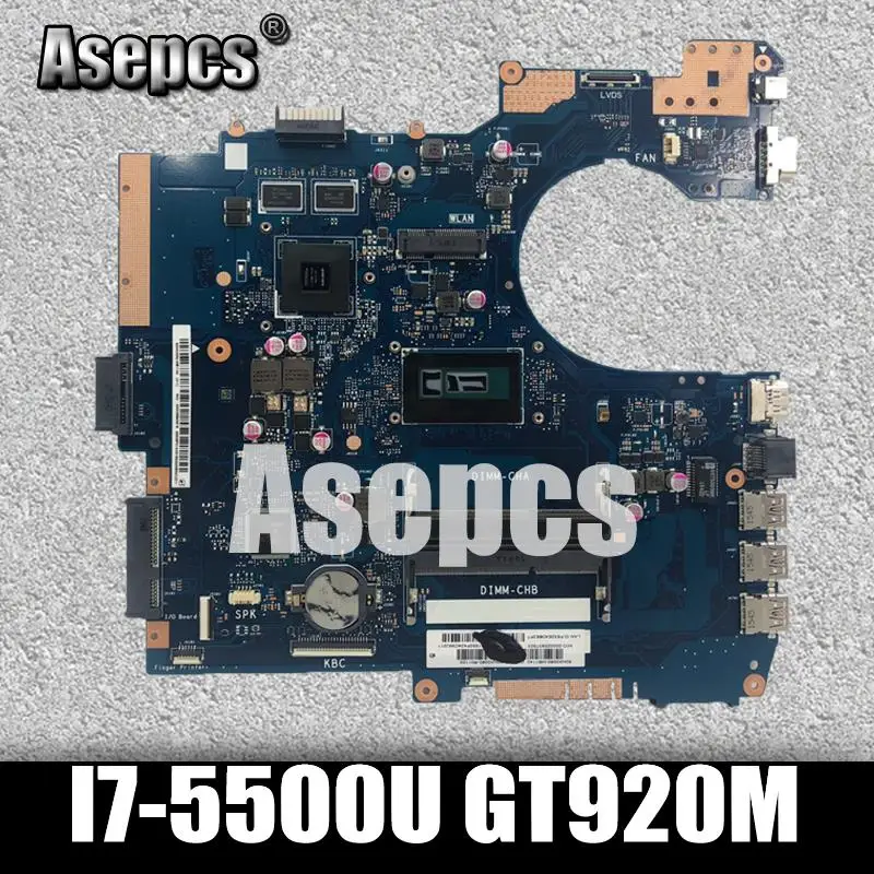 Asepcs P552LA_LJ Laptop bundkort Til Asus P552LA P552LJ P552L P552 P2520LA P2520LJ Test oprindelige bundkort I7-5500U GT920M