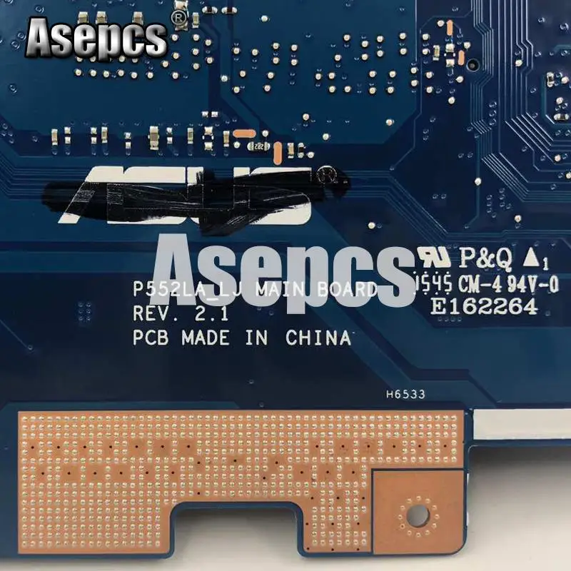 Asepcs P552LA_LJ Laptop bundkort Til Asus P552LA P552LJ P552L P552 P2520LA P2520LJ Test oprindelige bundkort I7-5500U GT920M