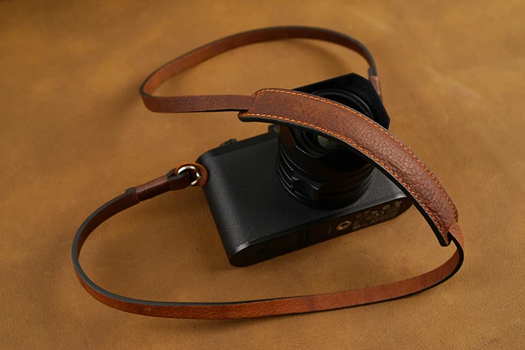 AYdgcam Mærke Håndlavet i Ægte Læder Remmen Kamera Skulder Slynge Bælte Til Canon Nikon Sony FUJI Fuji, Leica, Pentax