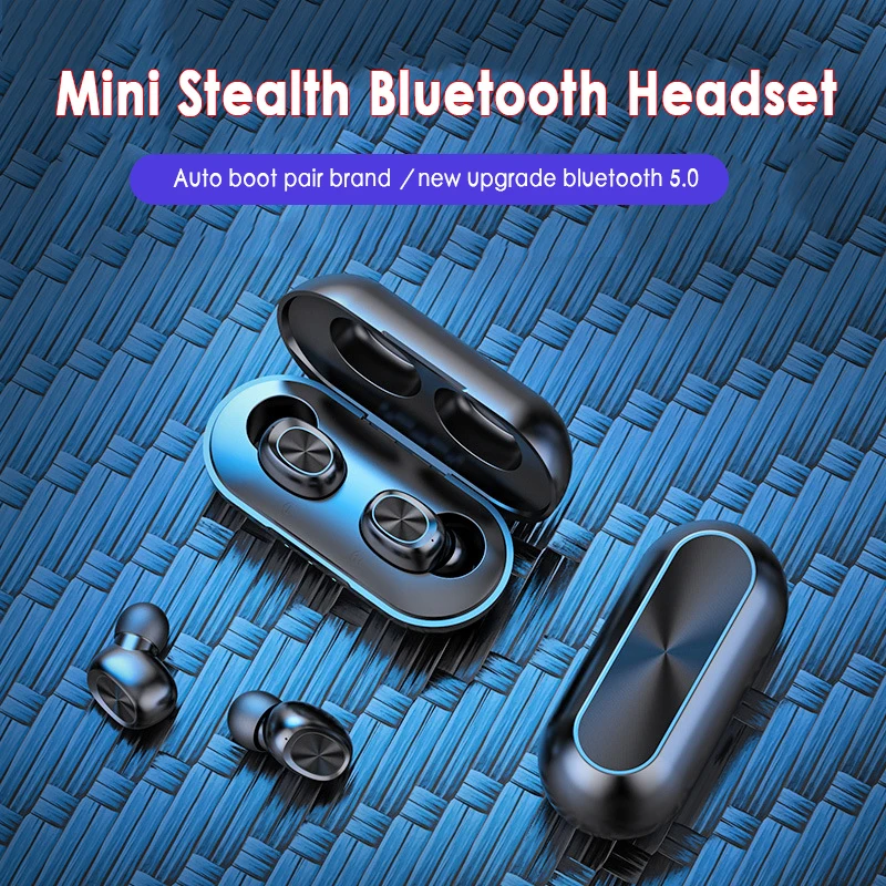 B5 Trådløse Hovedtelefoner til en Bluetooth-5.0 Øretelefon TWS Mini-I-øret-Sport, der Kører Headset Støtte IOS/Android-Telefoner HD-Opkald
