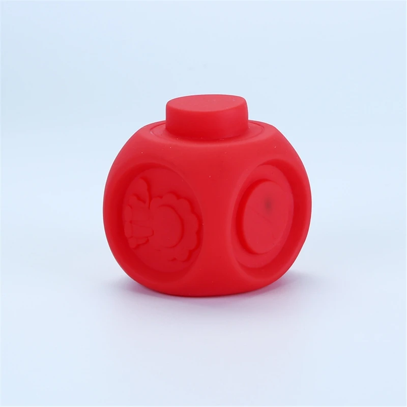 Baby Bløde Legetøj Sensoriske Silikone Pædagogiske byggesten 3D Gummi Bidering Squeeze Badekar Til Småbørn