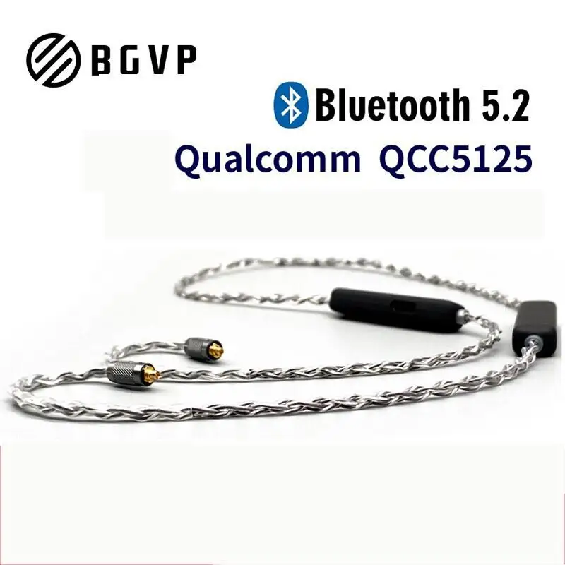 BGVP M2 Tur Trådløse TWS Bluetooth 5.1 APTX II QCC5125 Chip AAC MMCX 2Pin Vandtæt Sport Hovedtelefoner Kabel DM8 LZ A7 Tape Pro